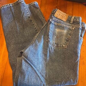 Classic VINTAGE ORANGE TAB LEVIS Blue Denim Jeans